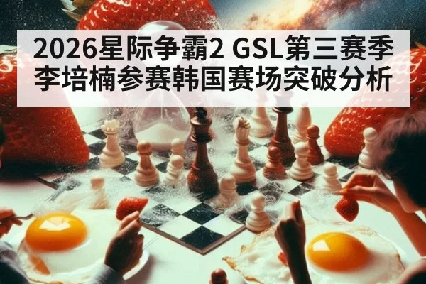 2026星际争霸2 GSL第三赛季李培楠参赛韩国赛场突破分析